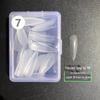 Matte ultradünne spurlos aufklebbare künstliche Nägel mit optionalen Nachfüllpackungen, doppelt verwendbar als vollständige oder halbe Aufkleber, kein Polieren erforderlich