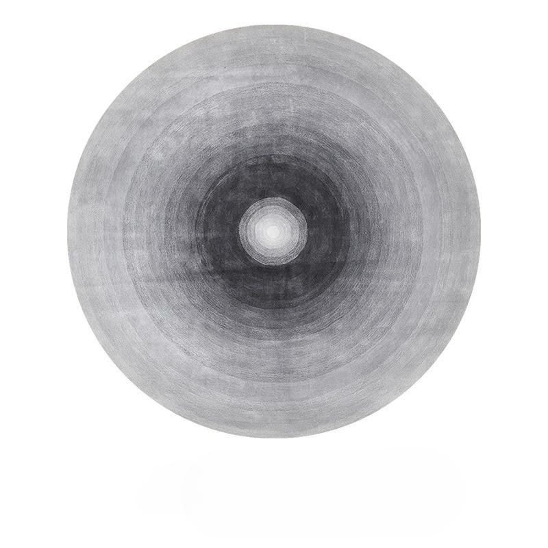 

Современный стиль Декор спальни Ковер Легкие роскошные ковры для гостиной Пушистый мягкий круглый фиолетовый коврик для дома Утолщенный серый коврик для пола 80x80CM