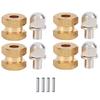 12mm 15mm 17mm Brass Combiner Accessory for SCX10 90046 90047 1 10 RC Crawler Car12mm