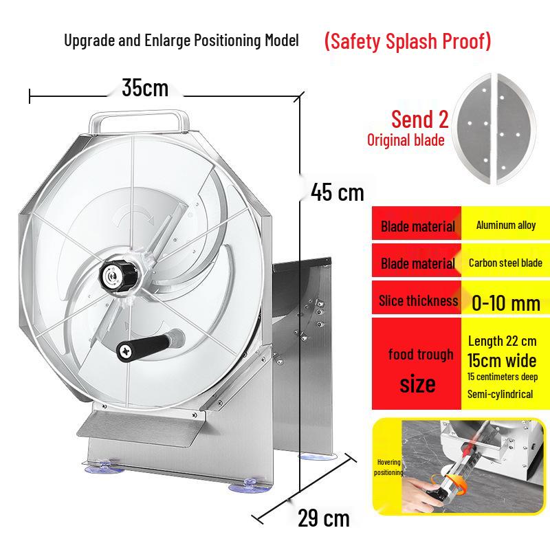 Commercial Stainless Steel Hand-Cranked Fruit and