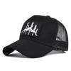 Unisex Mountain Tree Embroidery Baseball Net Caps Spring And Summer Outdoor Adjustable Casual Hats Hip Hop Hat Sunscreen Hat