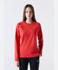 DESCENTE Swiss Ski Fleece-Lined Long Sleeve T-Shirt Red (Sq323Stl92) (A Type)