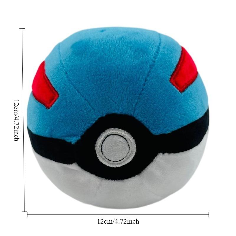 5 Styles Pokemon Plush Pokeball Master Ball Great Ultra Premier Strange Ball Soft Anime Stuffed Toys Doll