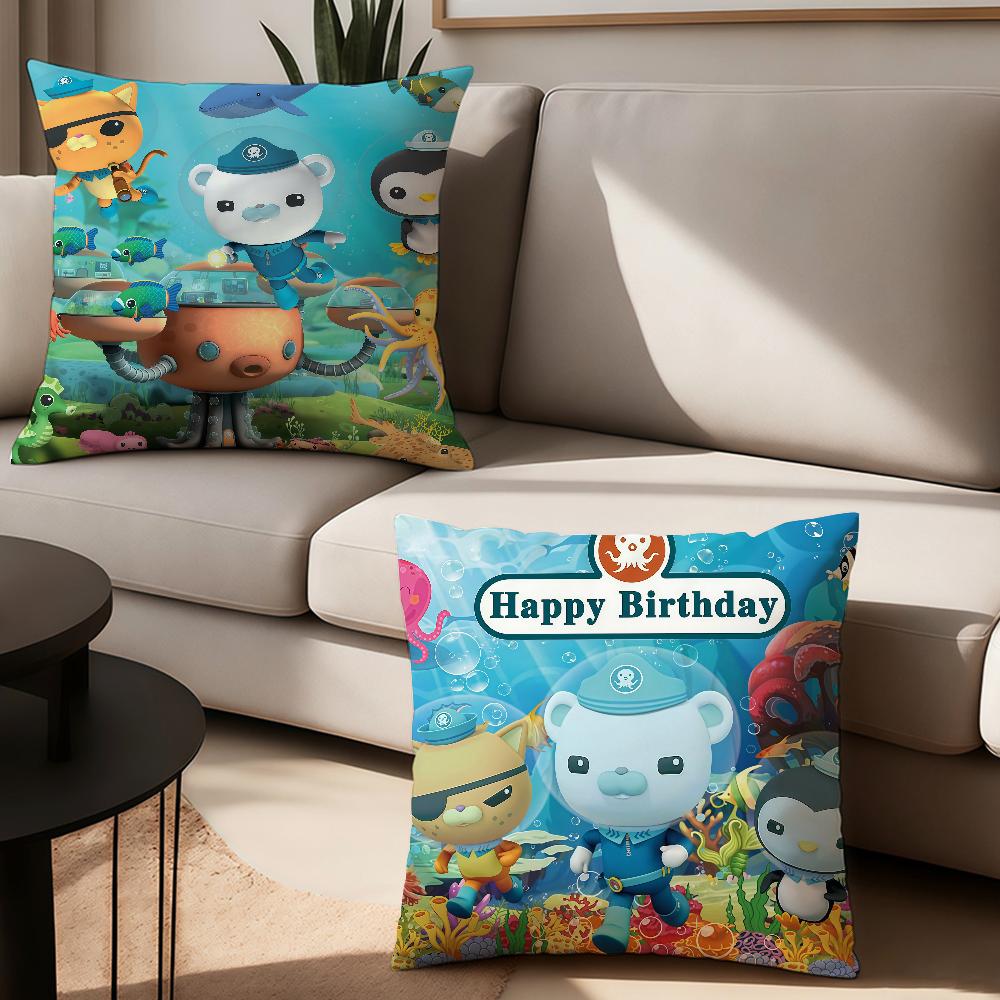 Cartoon O-Octonauts Pillow Case Office Cushions Suitable For Sofa Car Bedroom Decorative Cushion Cover