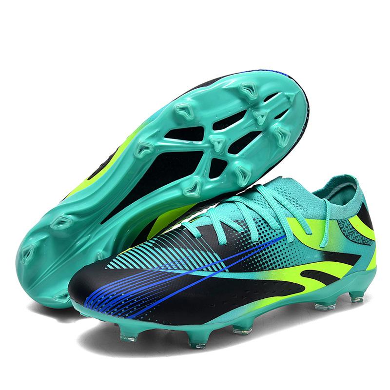 World Cup New Soccer Shoes Boys and Girls Teenagers Students Adult Older Children Broken Nails Spikes Competition Training Shoes