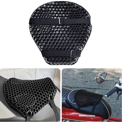 Relief 3D Komfortable Sitz Abdeckung Motorrad Zubehör Gel Waben Motorrad Sitzkissen