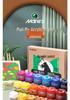 Mali Kids' Waterproof Acrylic Paint Set for Plaster Dolls and Graffiti - White, Sun-Resistant, Colorfast.