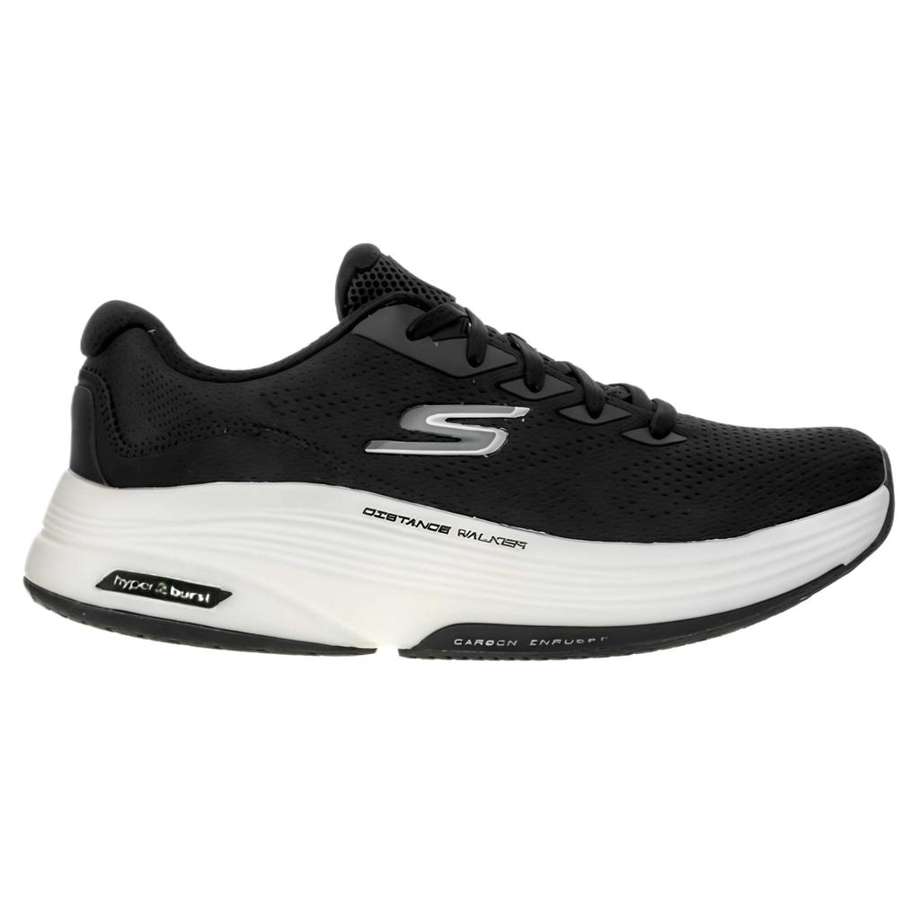 Skechers Go Walk Distance Walker Pohodlné Šetrné k pokožce Módní Jednoduché Nízké Běžecké boty Pánské tenisky Černá 216528BKW