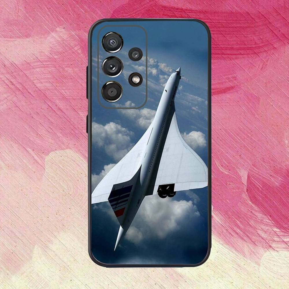 

Concorde Air France Phone Case For Samsung S25,S24,S21,S22,S23,S30,Ultra,S20,Plus,Fe,Lite,Note,10,9,5G Black Cover Samsung S22plus5G