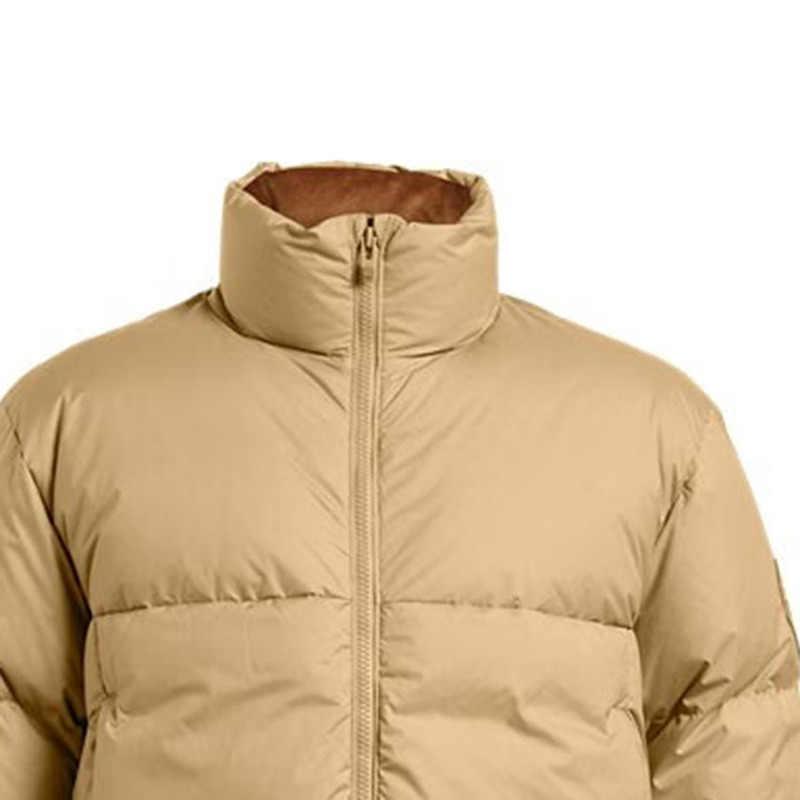 Under Armour Limitless Solid Color Outdoor Casual Sports Zip-Up Stand Collar Warm Bread Down Jacket Men jackets Camel-Brown 1384643-263