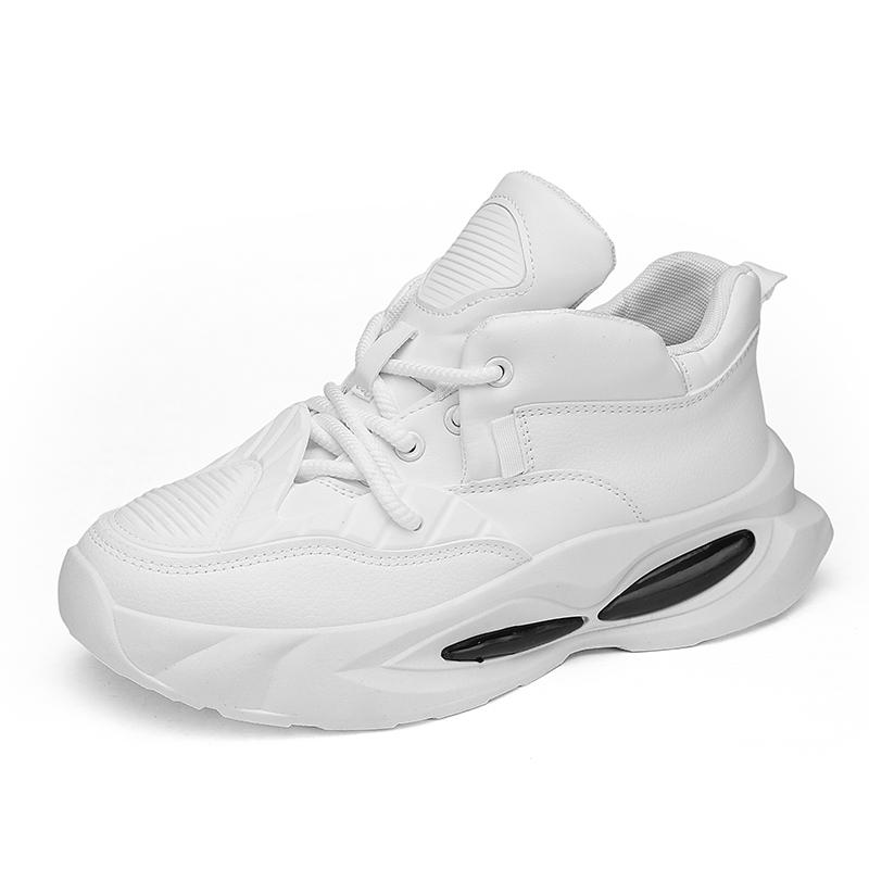 

2025 Men s Air Cushion Sport Running Shoe Chunky Sneakers Original Brand Casual Shoes Breathable Tennis Shoes Platform Shoes 39 білий