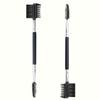 2-Piece Set Of 3-In-1 Professional Eyebrow And Eyelash Shaping Tools - Double-Ended Brush, Used For Curling Eyelashes For A Long, Beautiful Lash Curl