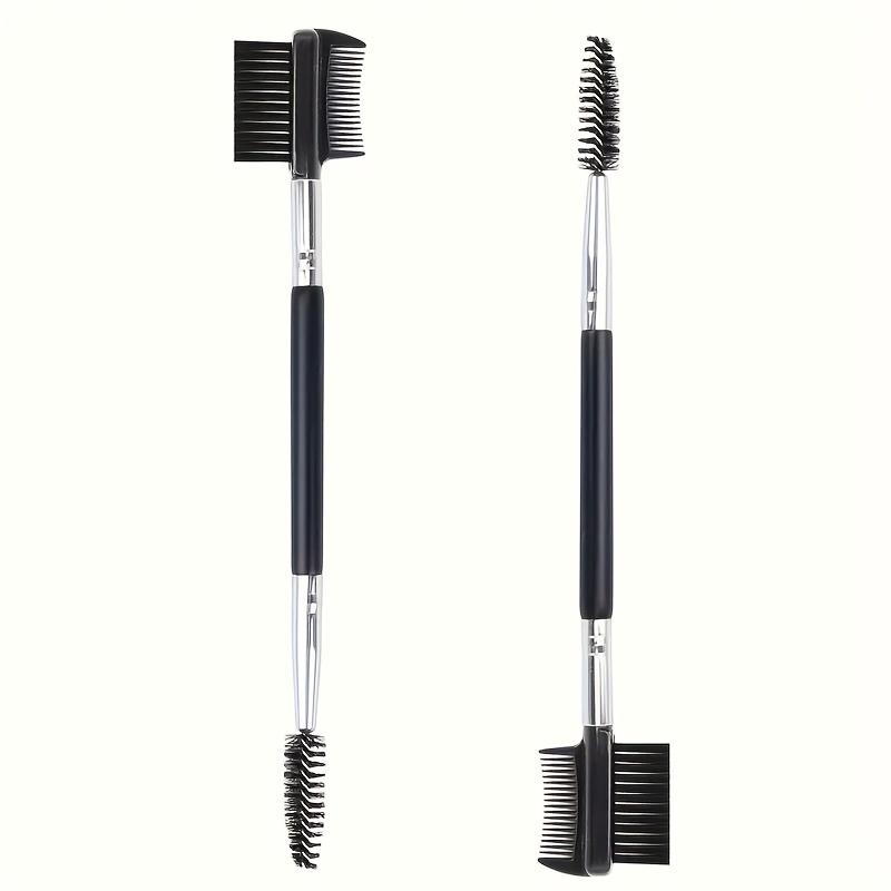 2-Piece Set Of 3-In-1 Professional Eyebrow And Eyelash Shaping Tools - Double-Ended Brush, Used For Curling Eyelashes For A Long, Beautiful Lash Curl