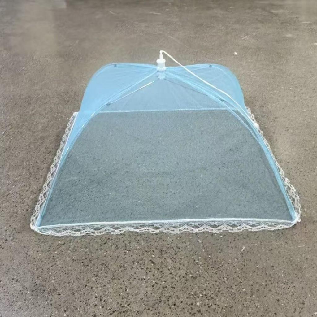 Összecsukható Átlátszó Hálós Ételvédő - Rovar-, Légy- és Porálló