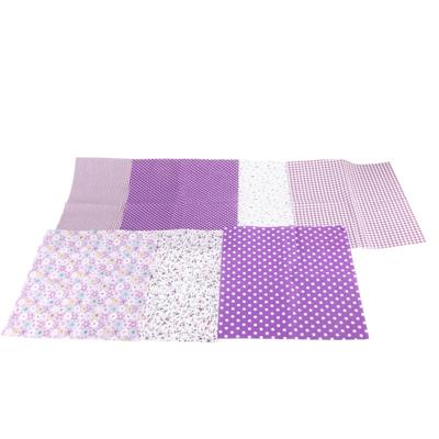 7Pcs Assorted Fat Quarter Bundle Quilt Quilting Cotton Fabric Sewing DIY Set