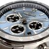 SEIKO 1 5 Second Chronograph Quartz Wristwatch Mens SBTR027 Blue Gray Metallic