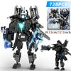 Moc Skibidi Toilet Builing Blocks Toy Titan Clock Man 2.0 Drill Man Titan TVMan Camerman Speakerman for Kids Boys Birthday Gifts