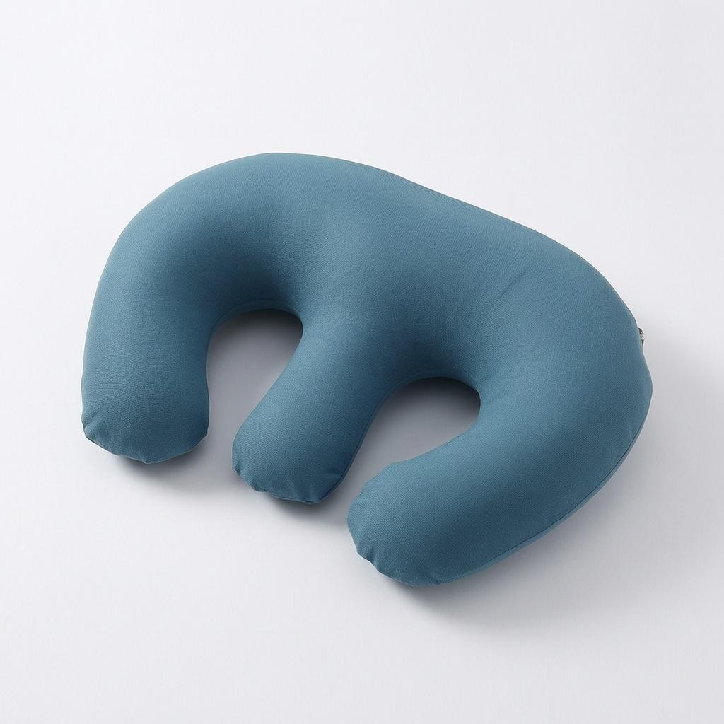 U-Shaped Latex Massage Pillow for Beauty Salon Beds, Face Cradle Cushion with