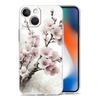 Cherry Blossom Tree Luxury Transparent Phone Case For iPhone 15 14 13 12 mini 11 Pro Max XS X XR SE 7 8 Plus Clear Cover