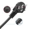 Pure Copper Three-phase Power Cord 3*0.75mm², 1mm², 1.5mm² with Plug - Three-core, Three-hole Connection