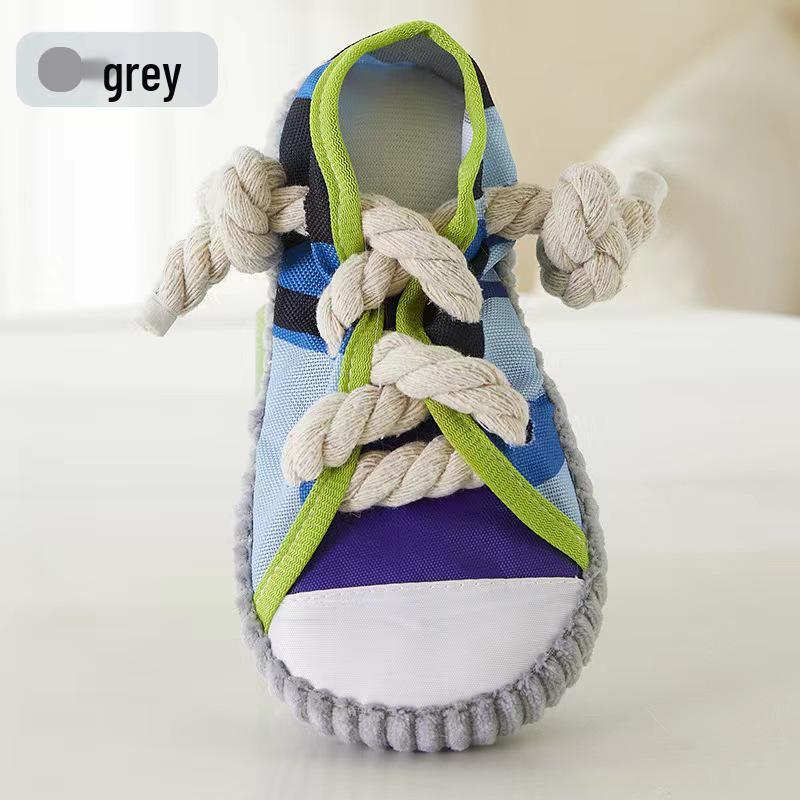 

Игрушка-тапочек со звуком, устойчивая к укусам, для щенков померанского шпица в период прорезывания зубов - Тренировочная игрушка, потребляющая энергию и снимающая скуку