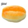 Fake Food Stress Reliever Simulated Toy Slow Rebound Bread Design Relief Kids Realistic Texture Color Soft Silicone Decompression Desktop Ornament