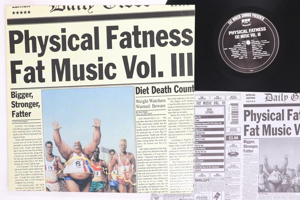 

Виниловая пластинка РАЗЛИЧНЫЕ Физическая полнота Жирная музыка Том. Я FAT5601 Fat Wreck Chord 1997 США Рок Б/у