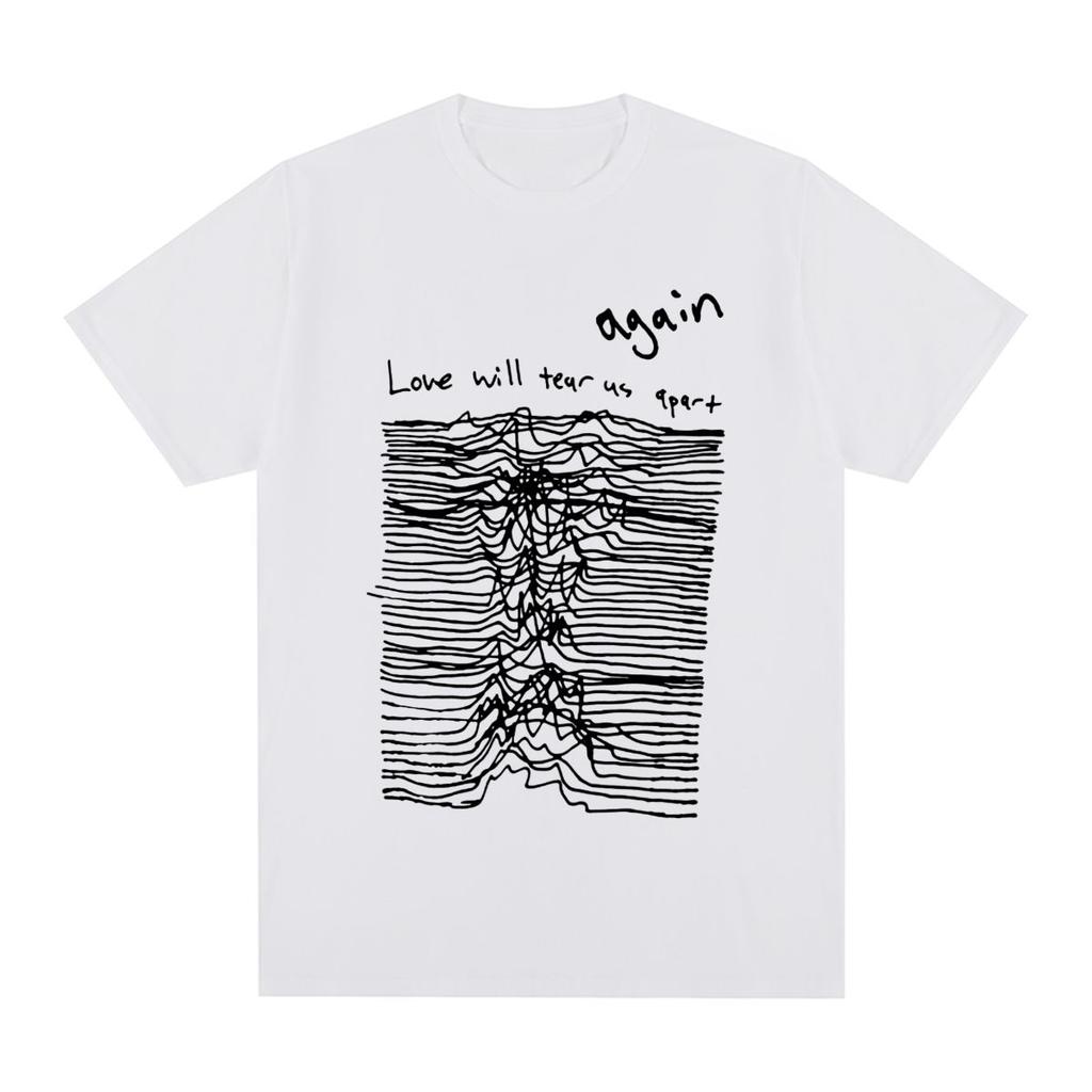 LOVE WILL TEAR US APART Joy Division Vintage T-shirt Unknown Pleasures Cotton Men T Shirt New Tee Tshirt Womens Tops