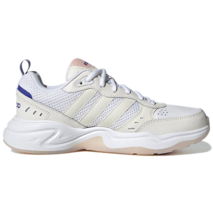 Adidas Neo Strutter Mesh Leather Comfortable Sports Durable Breathable Low-Top Lifestyle Casual Shoes Women Casual Shoes White Beige H05127