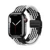 Magnetic Buckle Nylon Watch Strap for Apple Watch Series 5-10 Smartwatches