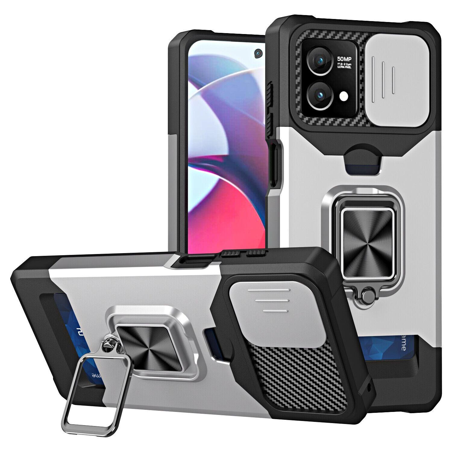 

Armor Kickstand Case For Moto G Stylus 5G G Power Cover Card Slot Ring Stand Holder Coque Fundas Moto G Power 2023