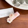 Cute Elegant Hair Clip With Floral Accents Stylish Hair Claw For Girls And Women