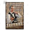 Putuo Decor Lustiges Bier Blechschild Plakette Metallschild Vintage Poster Wanddeko für Bar Pub Club Man Cave Retro Kunst Dekorativ