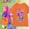 Derpy Tiger Kpop Demon Hunters Shirt for Kids Baby Girl T-Shirt Cute Tiger Cartoon Clothes 2025 Hot Movie Print Soft