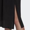 Adidas Originals Adicolor Solid Pleated Elastic Waist Casual Long Skirt Women skirts Black HG1091