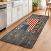 1pc We The People Semi-Centennial Floor Mat Suitable for Livi - Non-Slip Carpet, Machine Washable Suitable for Independence Day, for Decor