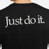 Nike T Shirts Men's Black Crew Neck Moderate Straight Fit DJ6232-010