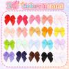 300 PCS Mini Satin Ribbon Bows Colorful Mini Bows 1" Tiny Crafts Bow Decoration 20 Colors Fabric Small Bow Cute Accessories for Crafts Gifts Party