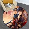 1Pc Naruto Circular Rug Office Decorative Carpet For Living Room Bedroom Door Mat Floor Carpet Computer Chair Area Rug