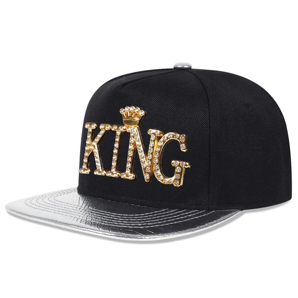 Unisex KING Letter Label Baseball Hats Spring Autumn Outdoor Adjustable Casual Hip-hop Trucker Caps Sunscreen Hat