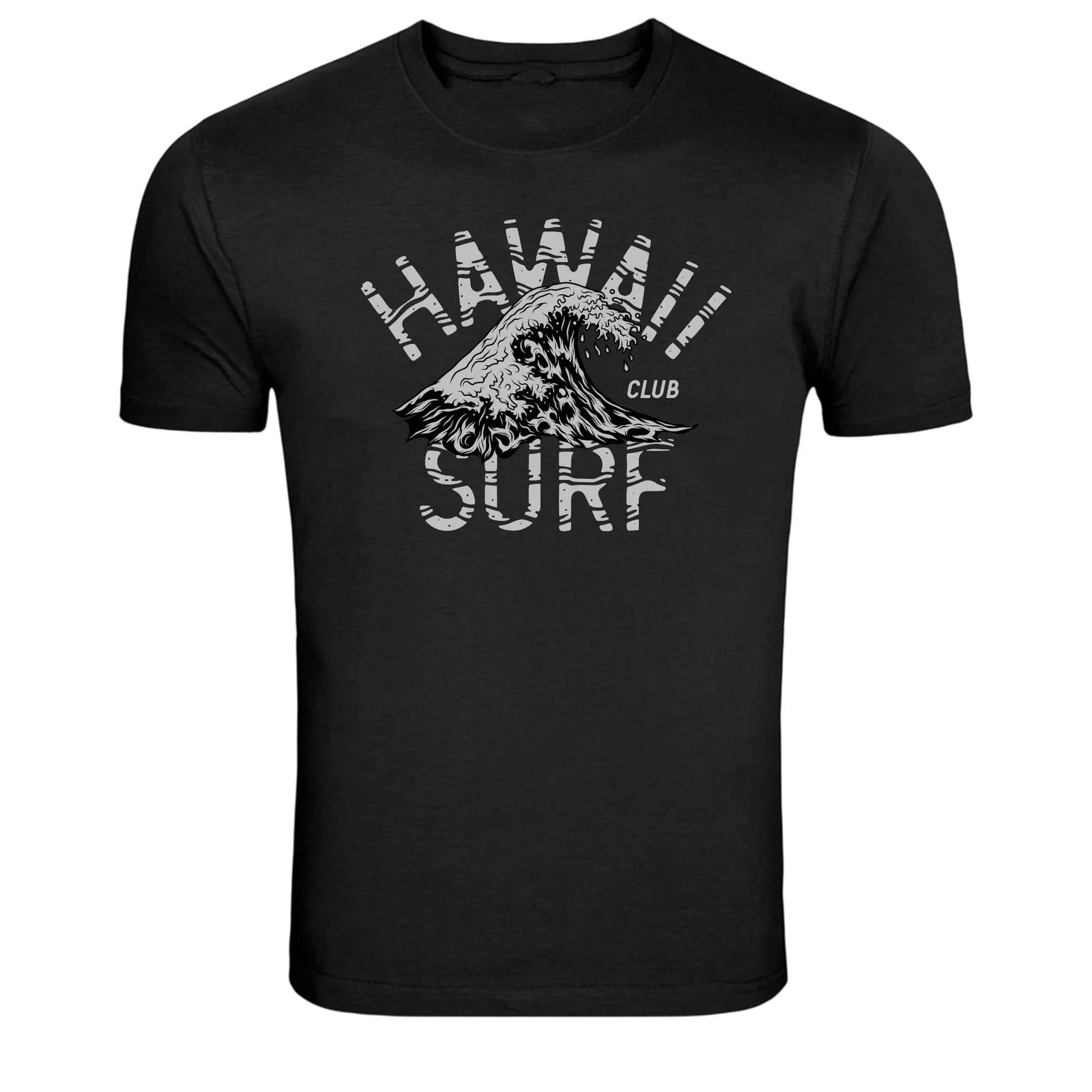 Hawaii Surf Club Ocean Wave Vintage Graphic T-Shirt XXXL