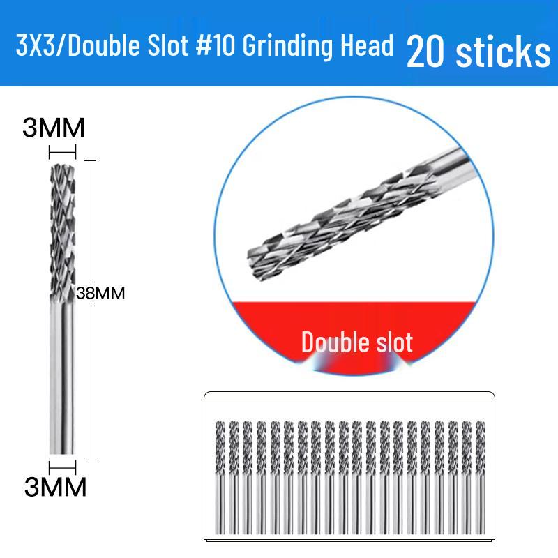 3mm Wolframstahl Entgratungs-Karbid-Schleifkopf für Metall- und Edelstahl-Fräser