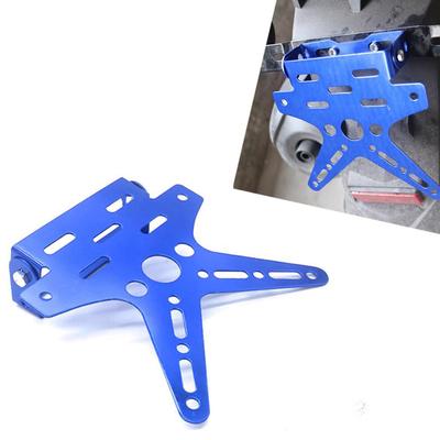 Uniwersalny Uchwyt Tablicy Rejestracyjnej Motocykla Mocowanie Wspornik Motocykl Terenowy Osłona Tablicy Rejestracyjnej Stop Aluminium