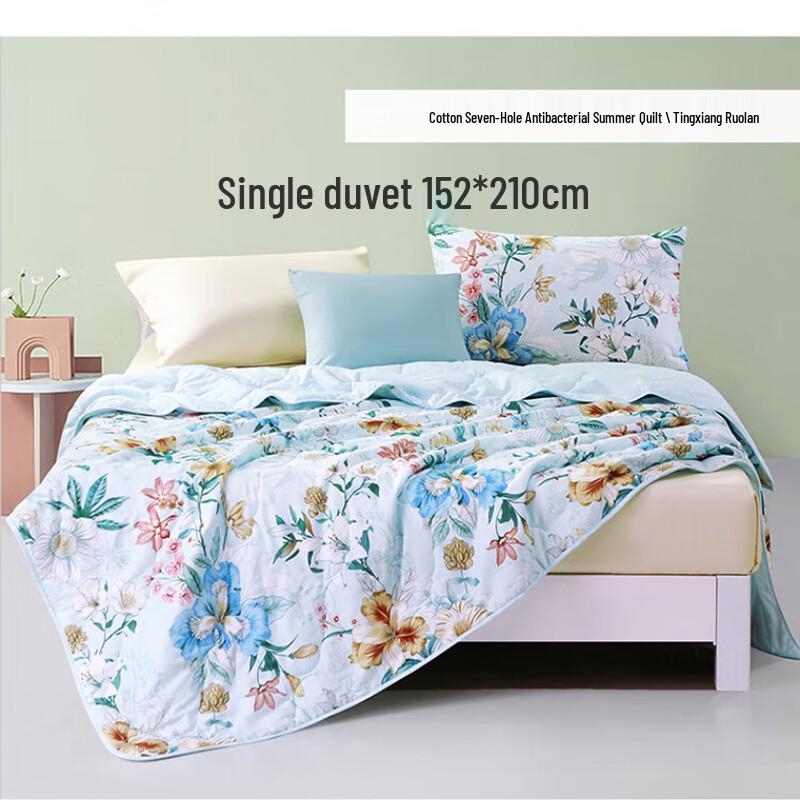 Fuanna Machine Washable Summer Cooling Quilt 150x200cm Single Quilt
