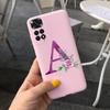 For Xiaomi Redmi Note 11 4G Case Note 11S Cute Couple Letters Soft Slim Fundas Cover For Xiaomi Redmi Note 11 Pro Note11 S Cases