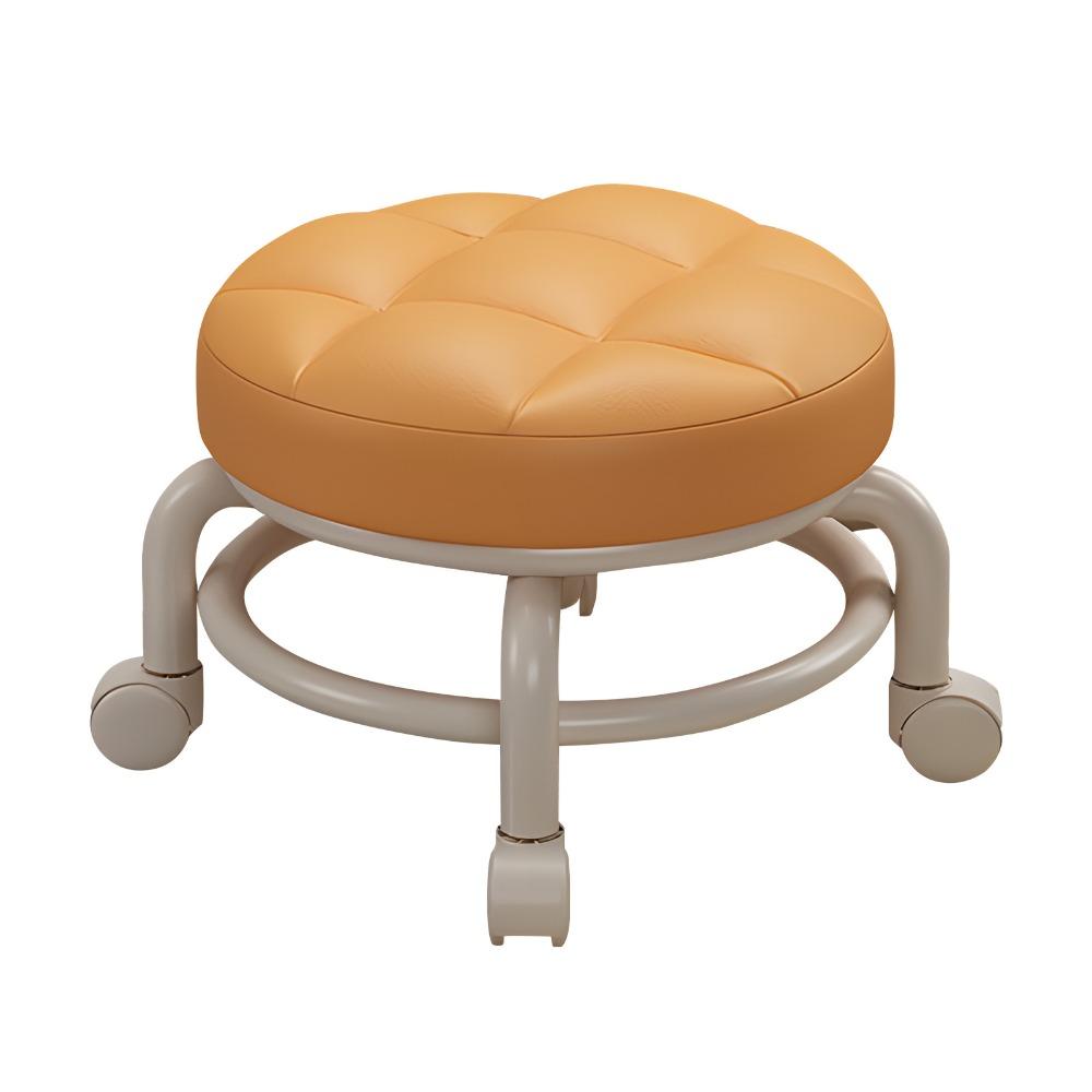 High resilience sponge Rolling Stool 360° rotatable Round Stool Swivel Stool  Grout work