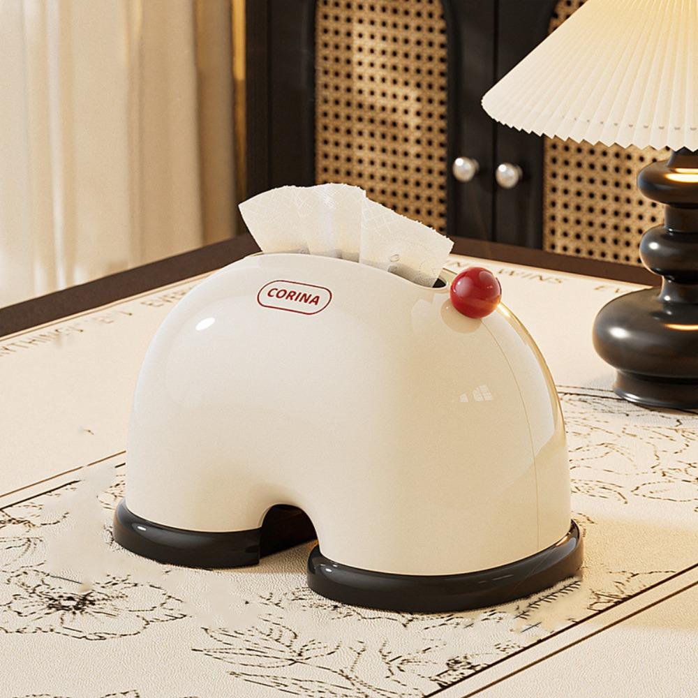 

Роскошная коробка для салфеток с закругленными углами, держатель для хранения бумаги, декоративный органайзер для салфеток, кухня бежевый