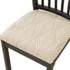 1/4/6Pcs Jacquard Chair Seat Cover Nordic Anti-Dirty Dining Chair Slipcover Home Removable Seat Case For El Kitchen Party