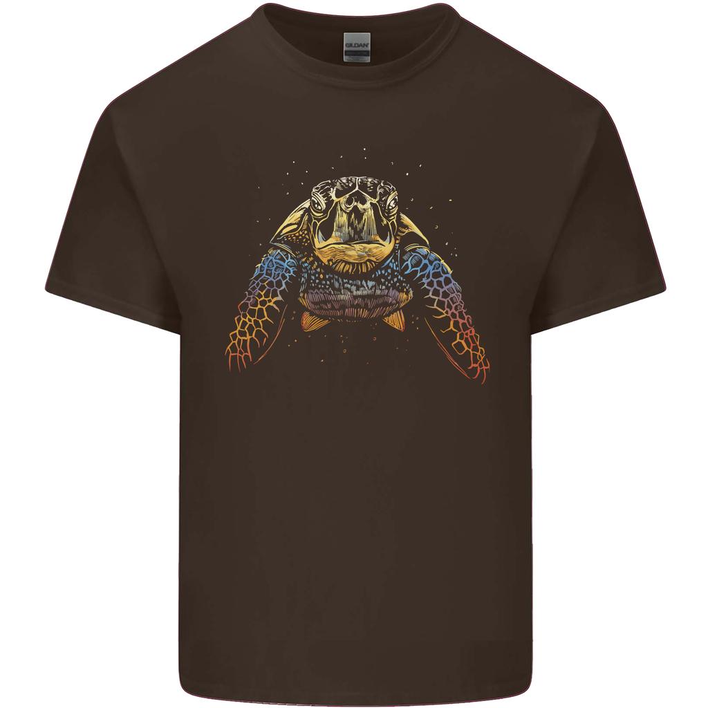 A Colourful Turtle Animals Ecology Ocean Unisexs Light Cotton TShirt