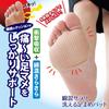 Alphax Foot Sole Protection Cotton Foot Blister Pads Made In Japan Support, Pads, Blend, Washable, (1 Pair), Beige,